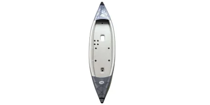 BKC IN13 Inflatable Pedal Kayak, 13-foot Single Inflatable Kayak, Pedal-Drive, Seat & Paddle Included
